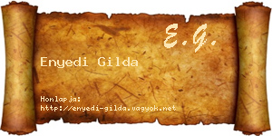 Enyedi Gilda névjegykártya